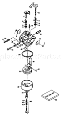 Page B Diagram and Parts List for 9450-1  Briggs and Stratton Generator